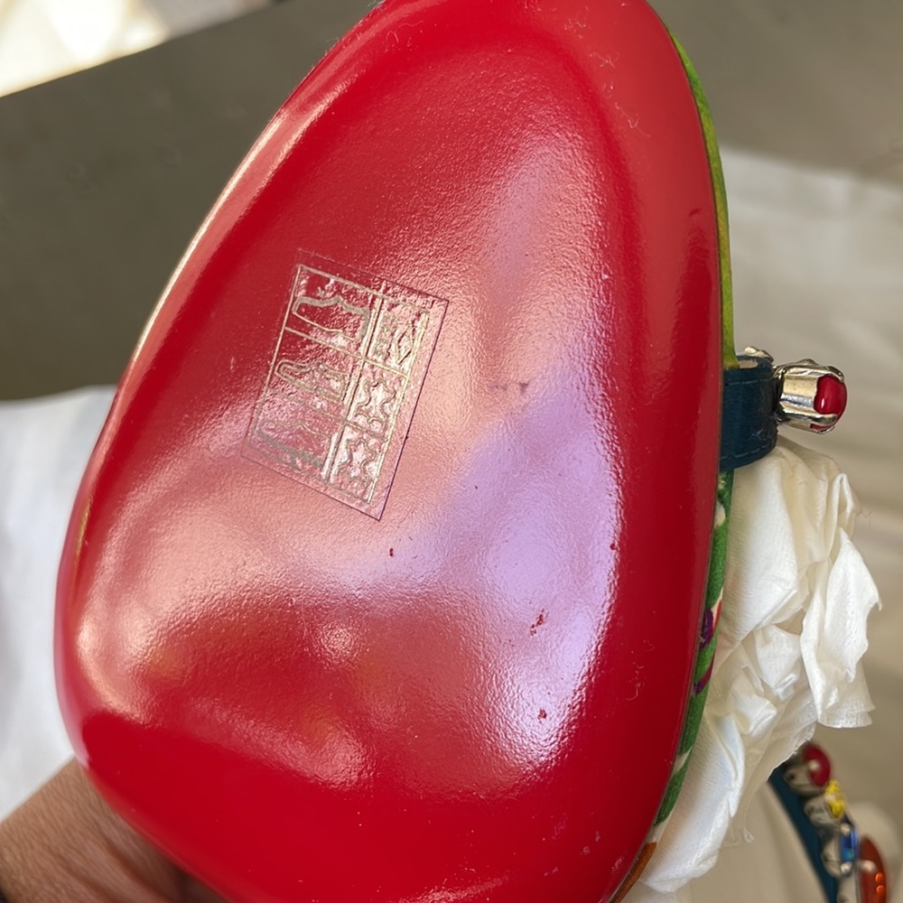 Christian louboutin Rosapetra multi color stiletto sandal 100mm sz 39 - Picture 10 of 11